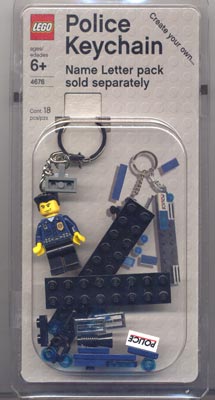 Lego Police Key Chain