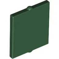 Glass for Window 1 x 2 x 2 Flat / Dark Green