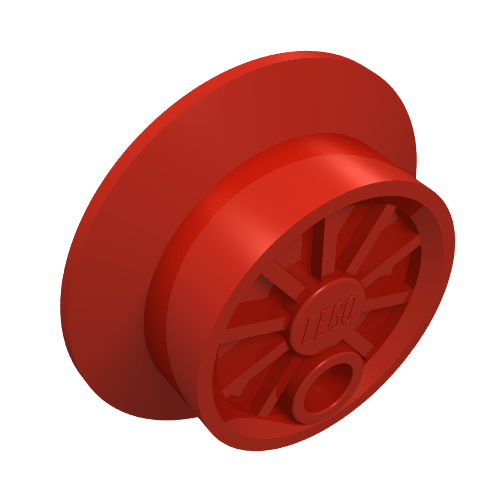 Lego Wheel Train for 12V Electric Motor / Red