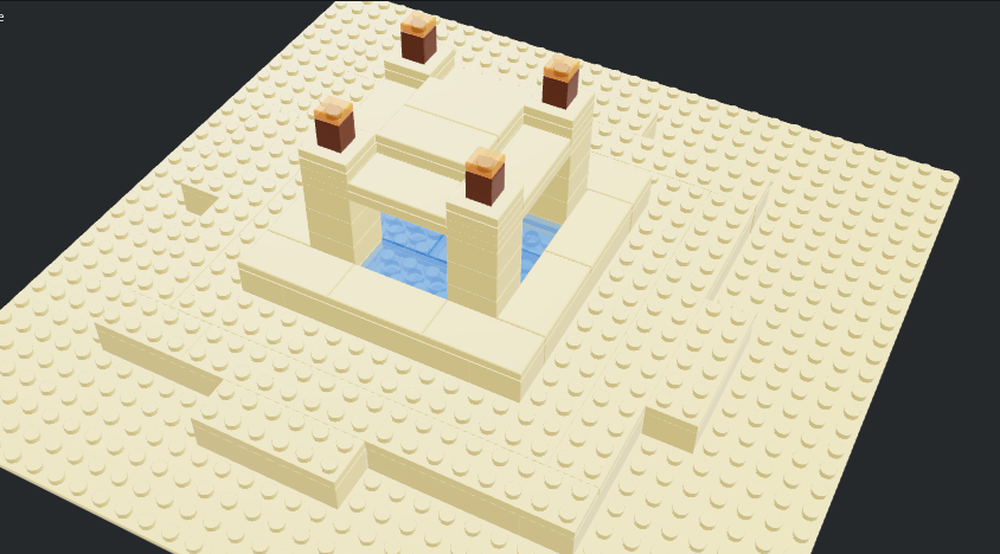 Lego desert village meeting place