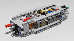 Sequential 8-speed transmission tunnel with rotary catches and 8-to-1 gearblock