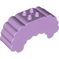 Duplo Brick, Hair, 2 x 2 Top Studs, Rounded / Lavender