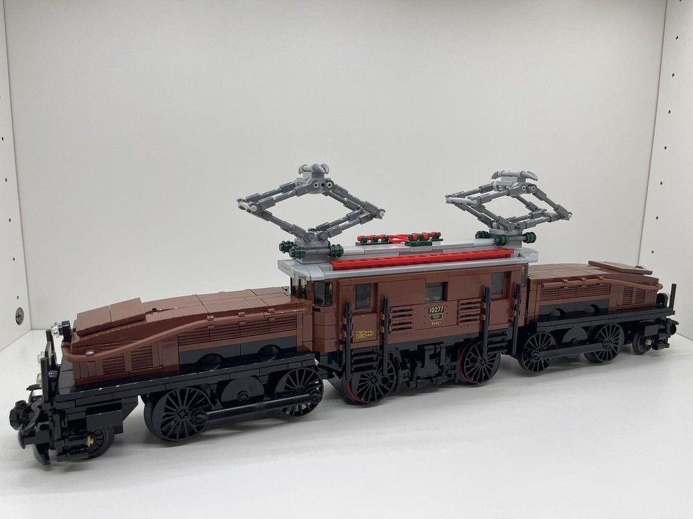 Lego MOD - 10277 Crocodile Locomotive