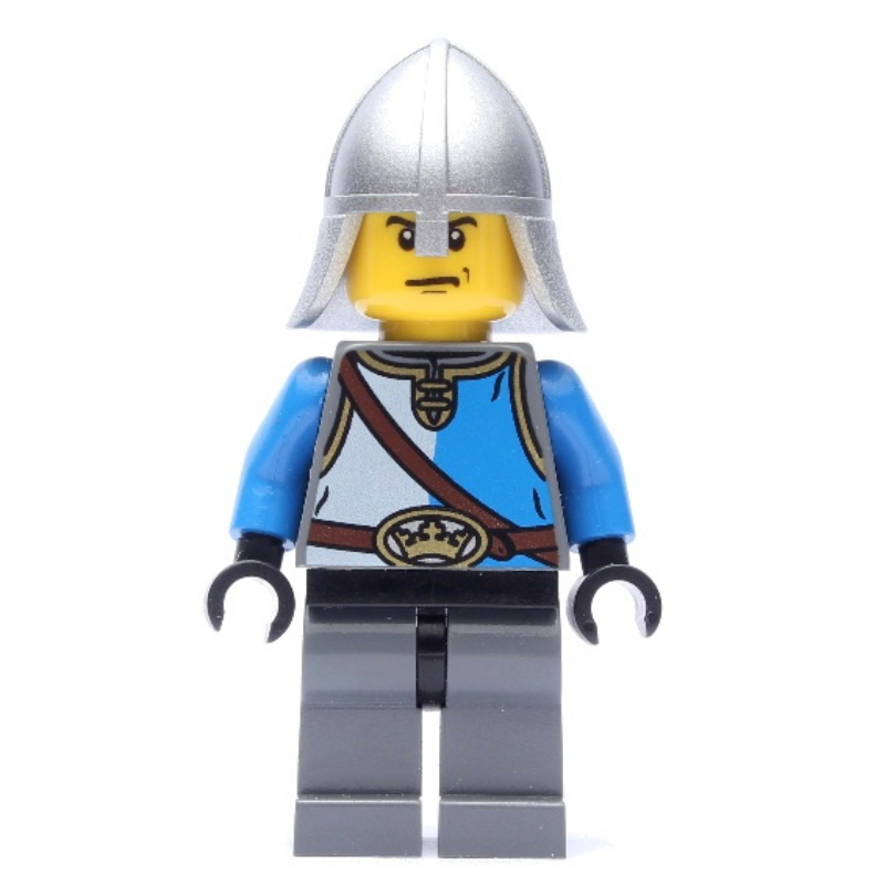 Lego Knight, Blue, Helmet