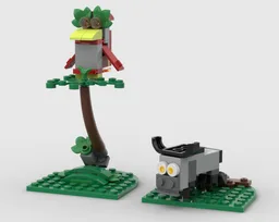 60412 Cow & Parrot