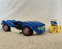 [FREE] 2x 77117 Windscreenless Supercar + Bicycle