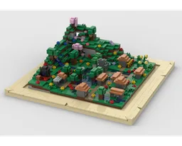 4x4 Micro Village with Map Base 1