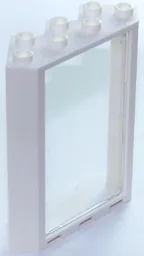 Door, Frame 4 x 4 x 6 Corner with Trans-Clear Glass (28327 / 57895)