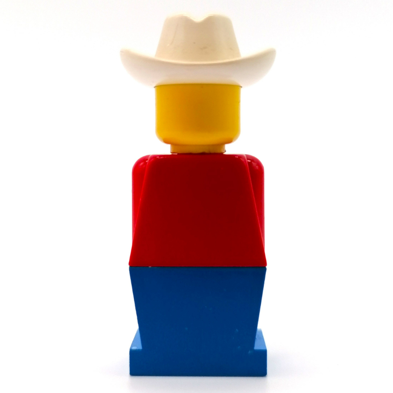 Lego LEGOLAND Red Torso, Blue Legs, White Cowboy Hat