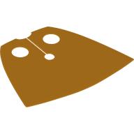Lego Neckwear Cape, Standard, Very Short [Traditional Starched Fabric] / Bright Light Orange