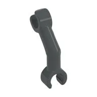 Arm Skeleton Bent with Clips at 90° [Vertical Grip] / Dark Bluish Gray