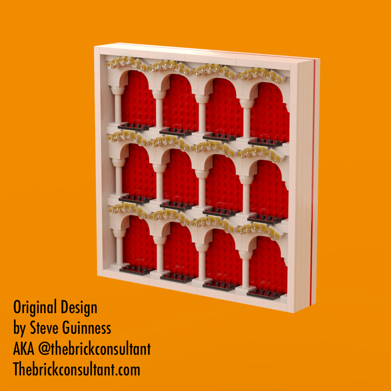 Lego Hanging Muppets Display - Mod of Steve Guinness' design