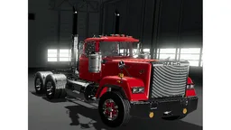 Mack Superliner and Skeleton Trailer