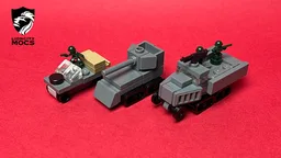 Kubelwagen/Marder III/Sd.Kfz.251 Tutorial (1:120)