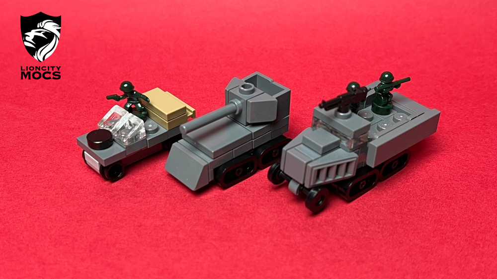 Lego Kubelwagen/Marder III/Sd.Kfz.251 Tutorial (1:120)