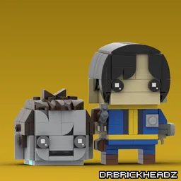 Lucy McLean + Siggi Wilzig (Fallout) Brickheadz