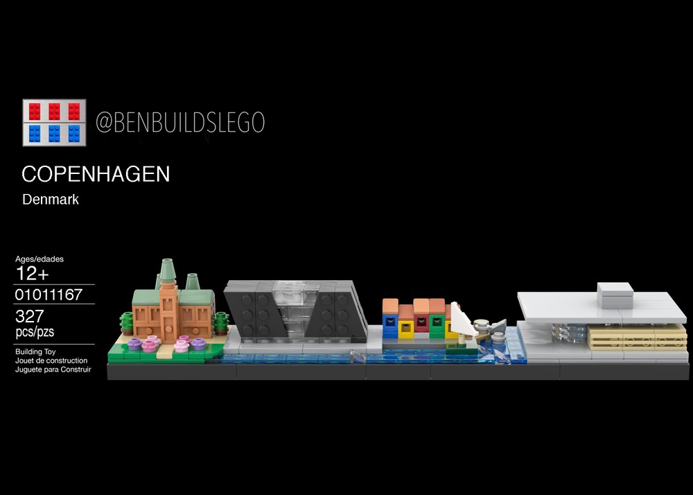 Lego Copenhagen skyline