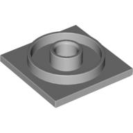 Lego Turntable 4 x 4 Square Base / Light Bluish Gray