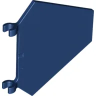 Flag 5 x 6 Hexagonal with U Clips / Dark Blue