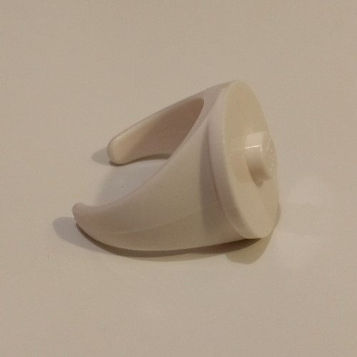 Lego Ring 14 mm Inside Diameter [For Humans] / White