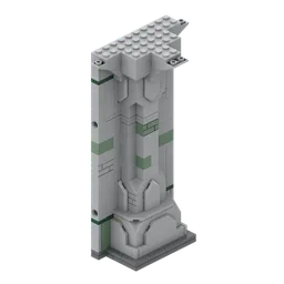 Small dwarven wall pillar