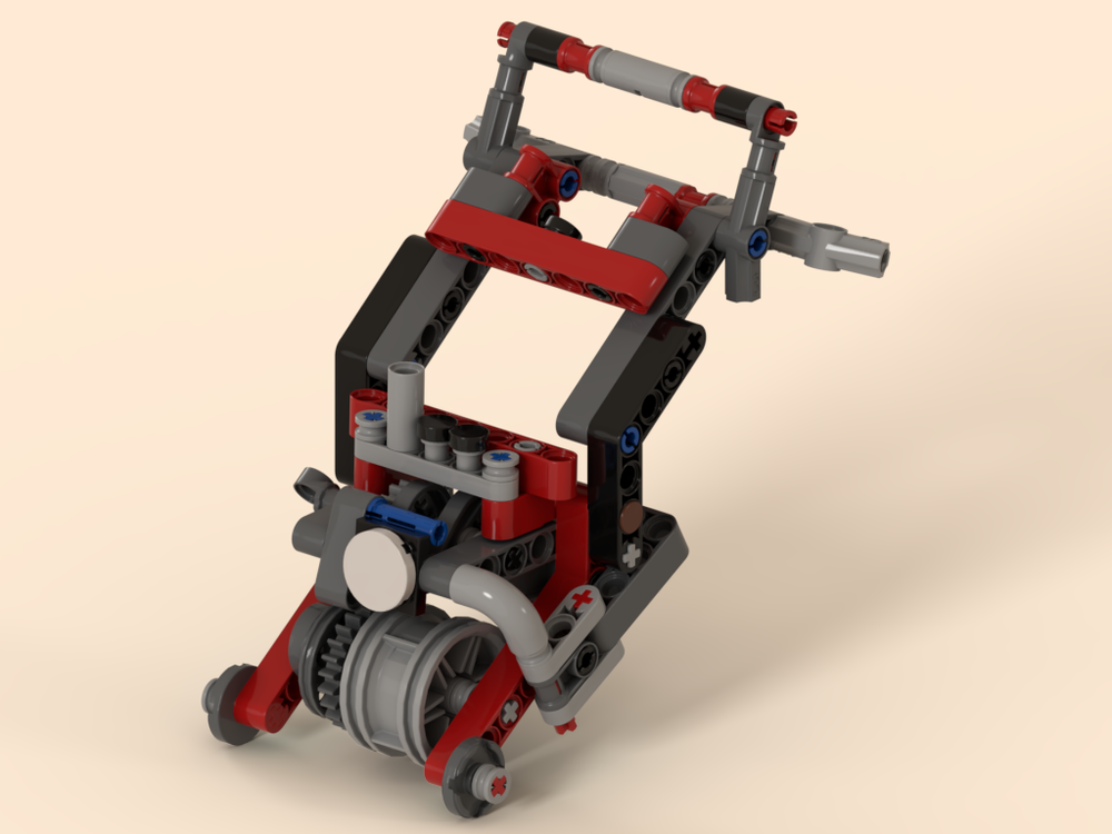 Lego 2 wheels petrol lawn mower (42132)