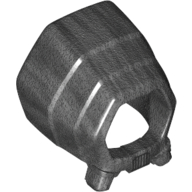 Lego Hood with Hexagonal Opening and Breathing Apparatus with Black Grille Print / Pearl Titanium