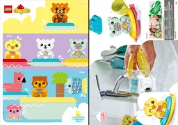 Bath Time Fun: Floating Animal Train