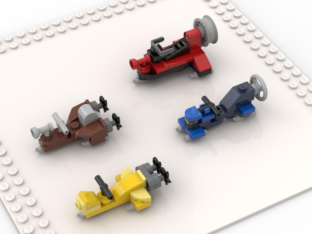 Lego Nano snowmobiles, propeller driven (volume 2)