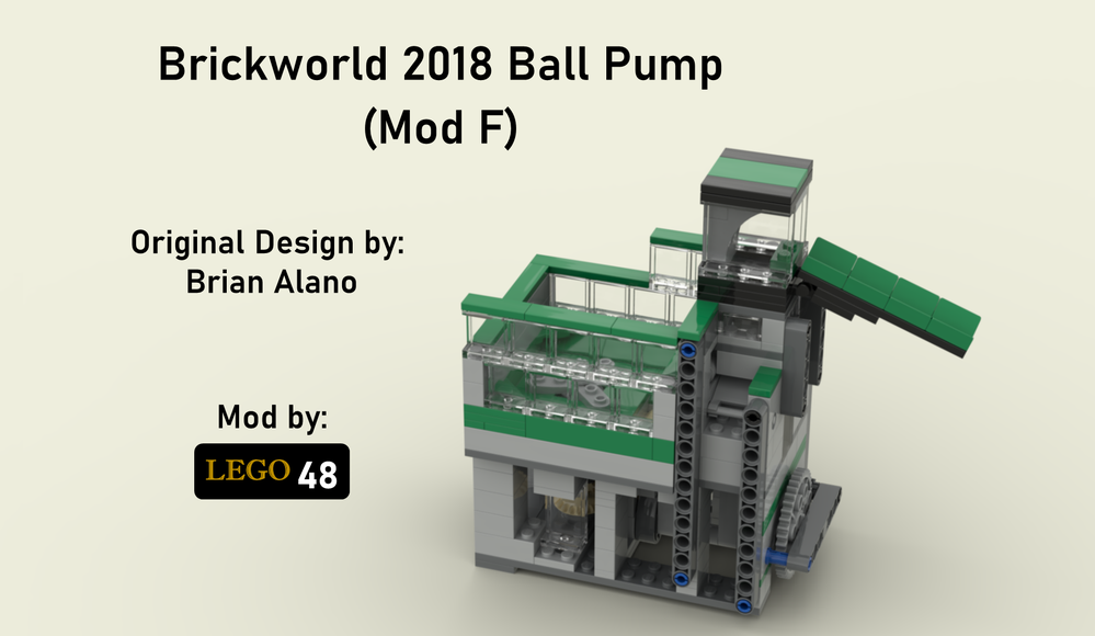 Lego Brickworld 2018 Ball Pump (Mod F)
