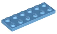 Plate 2 x 6 / Medium Blue