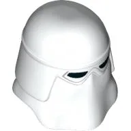 Helmet Snowtrooper, Black Eyeholes Print / White