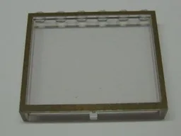 Modulex Window 1 x 6 x 5 with Brown Border Print