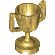 Lego Equipment Trophy Cup [Plain] / Pearl Gold