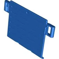 Duplo Trailer Ramp / Door 1 x 4 with Handles / Blue