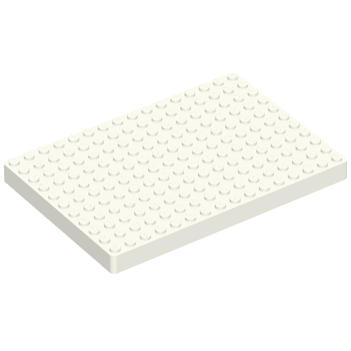 Lego BYGGLEK Lid, 11 x 16 x 1 / White