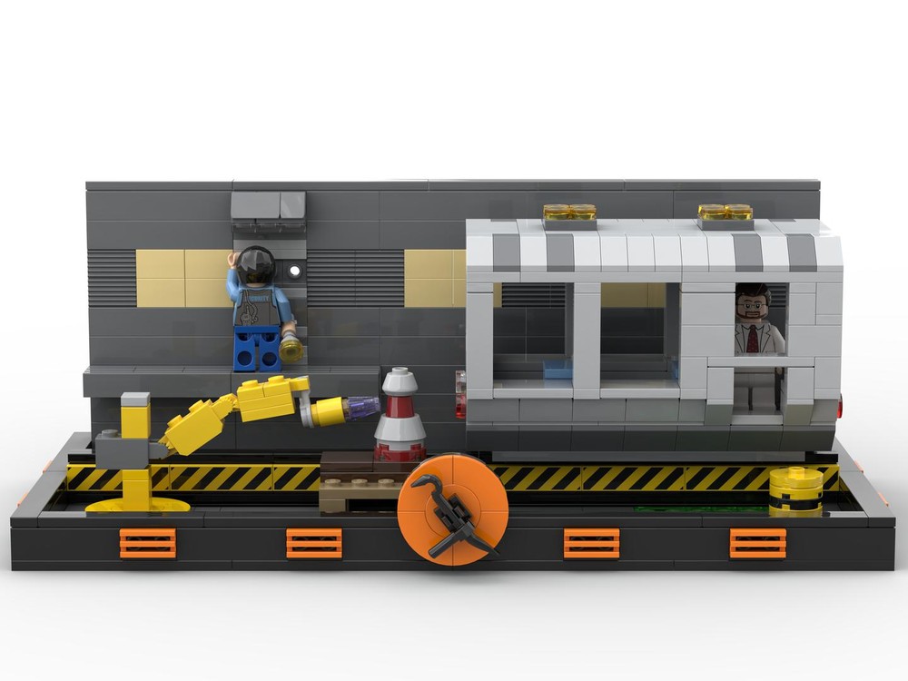 Lego Black Mesa Inbound Diorama (Half-Life)