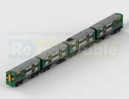 Class 377 Electrostar 4-Carriage EMU Train in Southern Livery