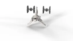 Micro size Imperial shuttle & T.I.E fighters