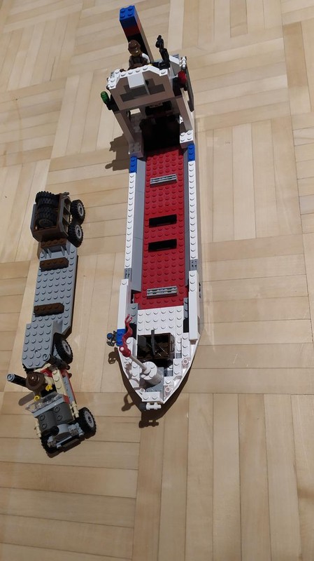 Lego Container ship modification