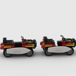 Life Guard ATV (Minifigure scale)