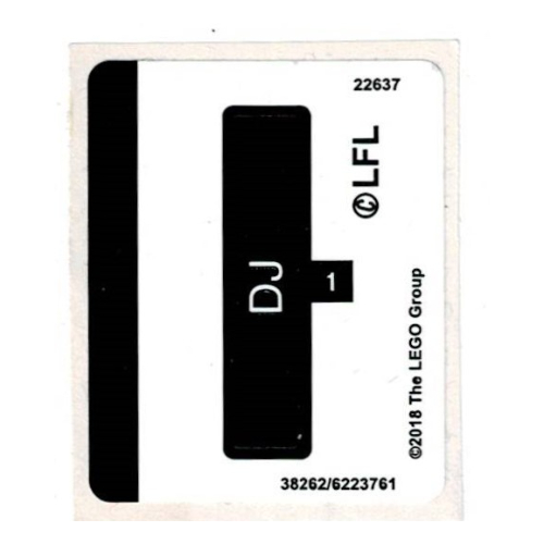 Lego Sticker Sheet for Set 40298-1 / [No Color/Any Color]
