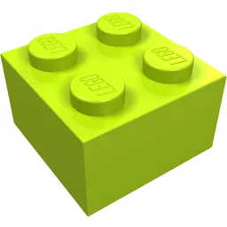 Brick 2 x 2 / Lime