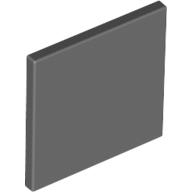 Lego Road Sign Clip-on 2 x 2 Square / Dark Bluish Gray