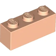 Brick 1 x 3 / Light Nougat