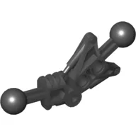 Large Figure Skeletal, Limb, Angular with 2 Ball Joints, and 2 Holes (Toa) / Black
