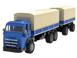 Büssing 12000 Cabover Truck Playeble blue