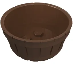 Barrel Half Large / Brown