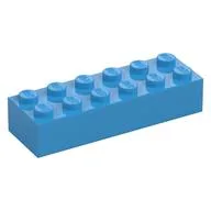 Brick 2 x 6 / Dark Azure