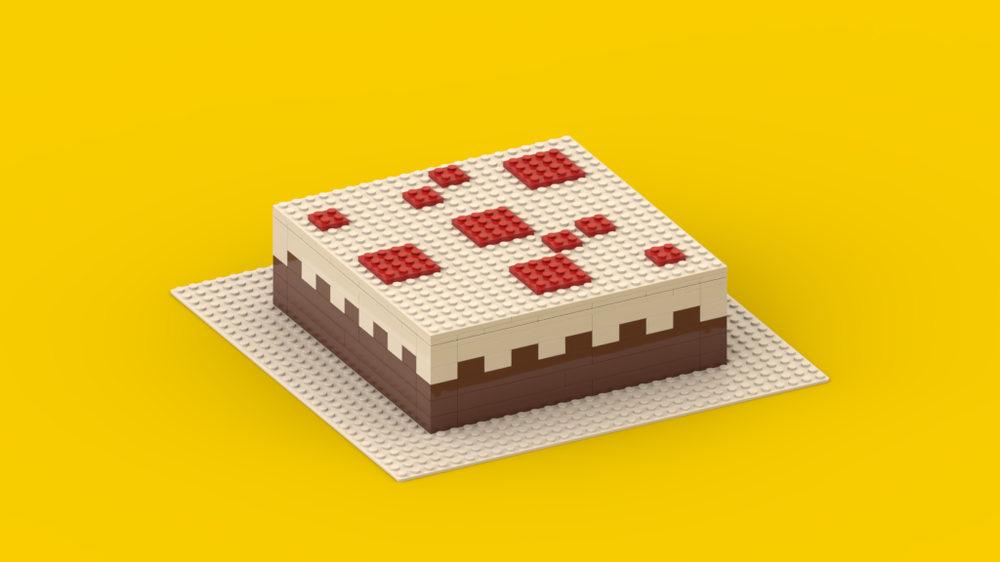 Lego Minecraft Cake